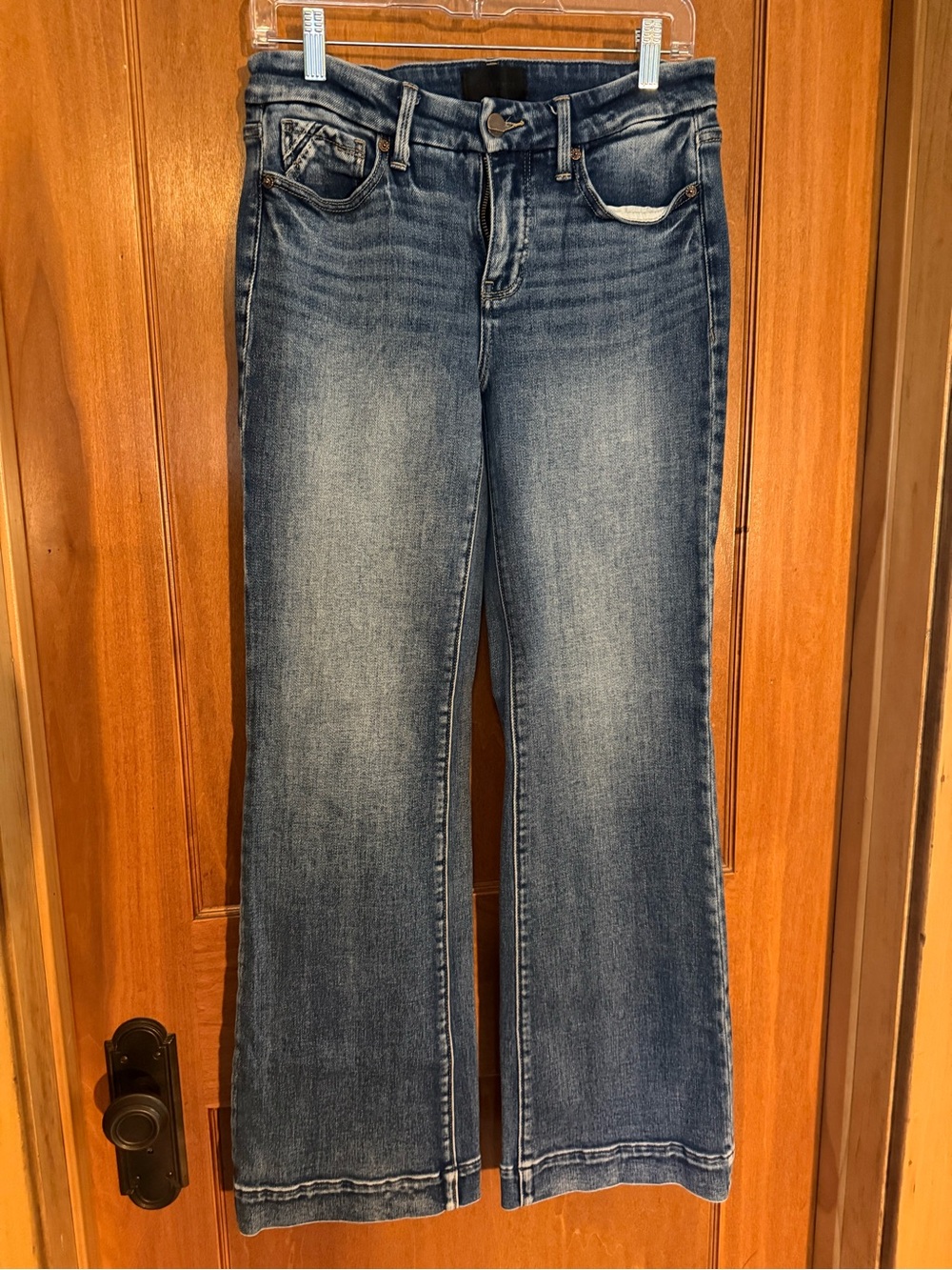 BKE Black Trouser / Flare Women's Mid-Blue Jeans 27 x 32